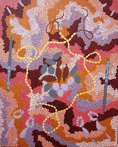 Women's Ceremony at Red Hill south of Yuelemu