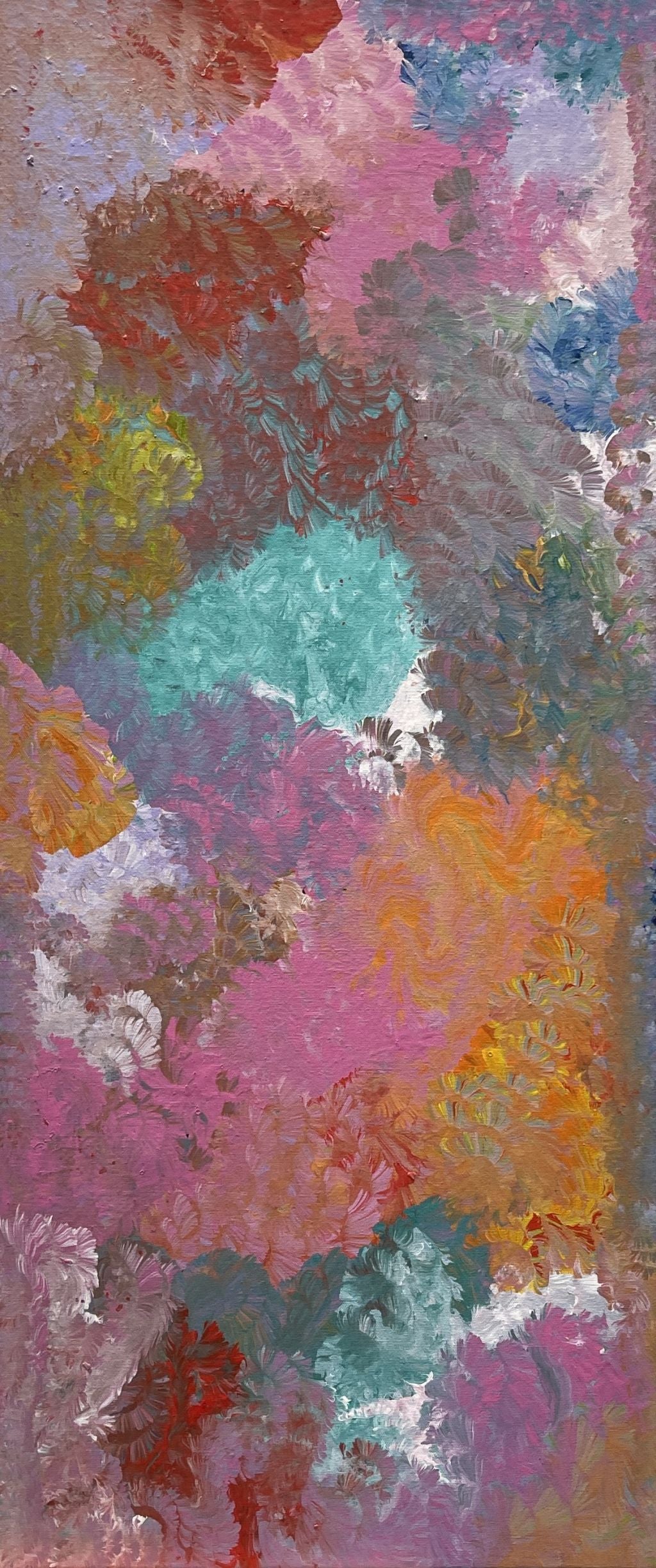 Yam Flowers Tryptych 3