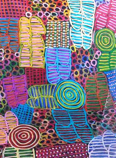 Betty Club Mbitjana Aboriginal Artist Red Desert Dreamings Gallery