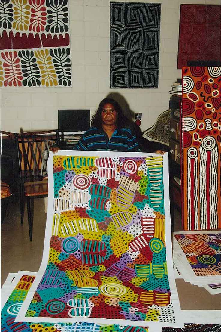 Betty Club Mbitjana Aboriginal Artist Red Desert Dreamings Gallery