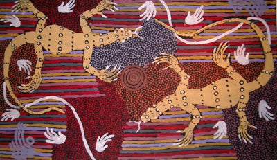 Clifford Possum Tjapaltjarri Aboriginal Art