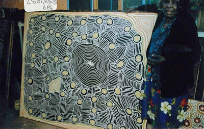 Linda Syddick Napaltjarri Aboriginal Artist Australia