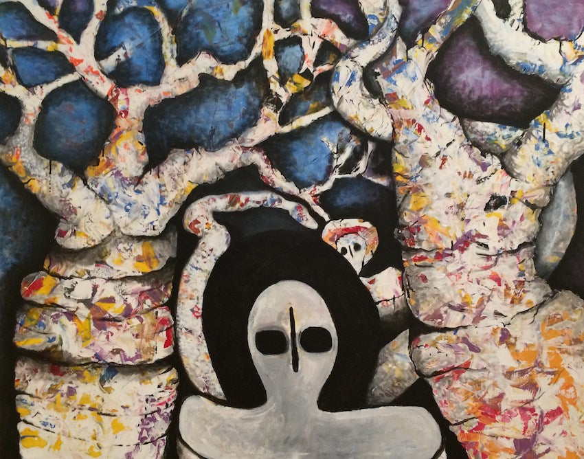 Ngawah Wandjina - 140cm x 110cm